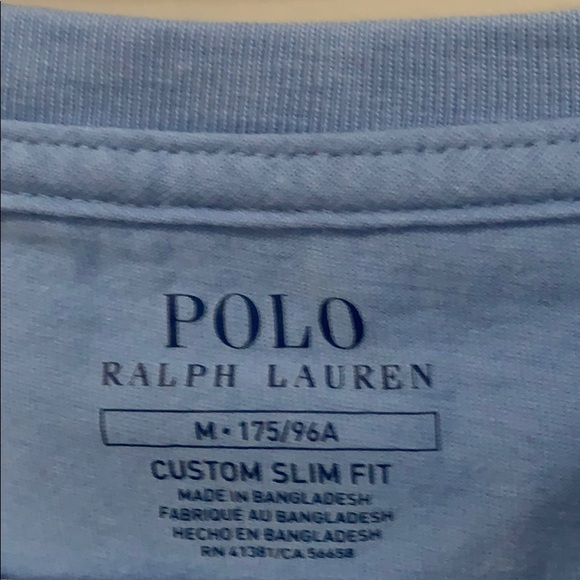 Polo Ralph Lauren Baby Blue T Shirt - Picture 4 of 4